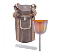Meinl Sonic Energy 3.75" Essence Solfeggio Crystal Singing Bowl La 852 Hz Mango Mojito