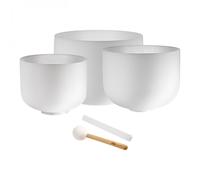 Meinl Sonic Energy 3-piece Crystal Singing Bowl Set G4 / E4 / C4