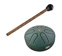 Meinl Sonic Energy 3" Pocket Steel Tongue Drum A Major 6 notes 440 Hz Dark Green Germ of Life