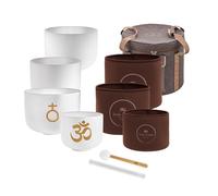 Meinl Sonic Energy 4-piece Om Crystal Singing Bowl Set
