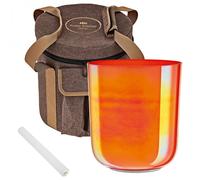 Meinl Sonic Energy 6.7" Essence Crystal Singing Bowl C4, Orange, 440 H