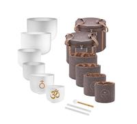 Meinl Sonic Energy 6-piece Om Crystal Singing Bowl Set