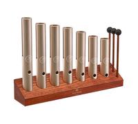 7-piece Wah-Wah Tube Chime Chakra Set, 432 Hz-Great for Meditation, Sound Healing, and Yoga