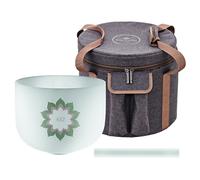 Meinl Sonic Energy 9" Crystal Singing Bowl 432 Hz Lotus Flower