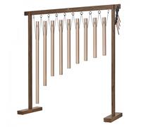 Meinl Sonic Energy 9-piece Sound Bath Tube Chime Solfeggio Set Champagne Gold