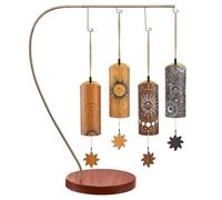 Meinl Sonic Energy Cosmic Bamboo Chime 4-pc Set with Stand For Calming Meditation, ASMR, Sound Healing Therapy, Yoga