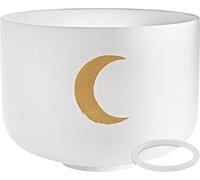 Meinl Sonic Energy Crystal Singing Bowl 12" G#3 Note Synodic Moon Planetary High-purity Quartz - for Meditation, ASMR, Sound Therapy, Yoga