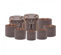 Meinl Sonic Energy Crystal Singing Bowl Travel Bag Set Brown