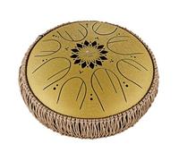 Meinl Sonic Energy Gold Medium Octave Steel Tongue Drum 10" - C Major,