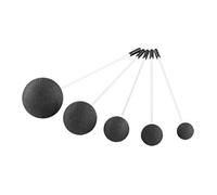Sonic Energy Gong Resonant Mallets - 5-piece mallet set with rubber heads - For gong players, percussion, meditation - Various sizes (G-RM-SET-5)