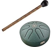 Meinl Sonic Energy 3" Pocket Steel Tongue Drum A Major 6 notes 440 Hz Dark Green Germ of Life