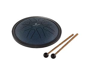 Meinl Sonic Energy Small Steel Tongue Drum, Navy Blue, G Minor, 8 Note