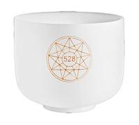 Solfeggio Crystal Singing Bowl, High-purity Quartz - for Meditation, ASMR, Chakra Healing, Sound Therapy or Yoga, 2-YEAR WARRANTY