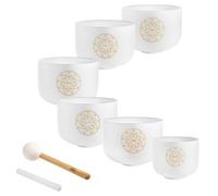MEINL SONIC ENERGY Solfeggio Crystal Sound Singing Bowls Set 6-Piece