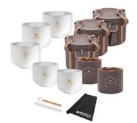 Meinl Sonic Energy TCMCSBSET5 Quartz Singing Bowl Set 5 Elements with Keepdrum Cloth