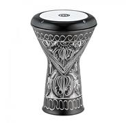 Meinl Percussion Aluminum Sopran Doumbek - Small Handdrum - Synthetic Head - Diameter 6 Inches - Hand Engraved - Aluminum, Multicoloured (HE-2018)