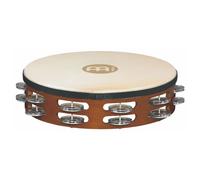 Meinl TAH2A-AB Double Row Headed Wood Tambourines Aluminium Jingles