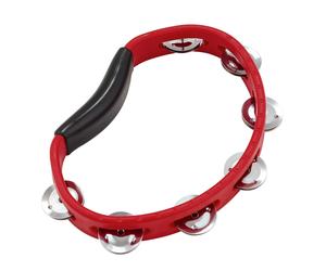 Meinl Tour Hand Tambourine Steel Jingles Red