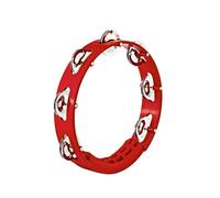 Meinl Tour Tambourine Steel Jingles Red