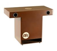 Meinl Percussion Turbo Slaptop Cajon - Back-friendly Drum Box with 3 Forward Facing Sound Ports - Playing Surface Walnut (TOPCAJ2WN)