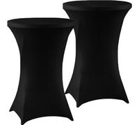 meioro Stretch Tablecloths Spandex Tight Table cover, Washable Round 60cm Table Protection, Wrinkle Resistant Stretchable Tablecloth Suitable for Events Weddings Parties