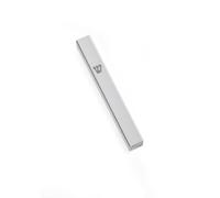Meir Cohen Aluminium Mezuzah Case | Weatherproof with Screw Plug | Adhesive Back | Fits Scrolls up to 10cm | White