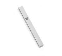 Meir Cohen Aluminium Mezuzah Case | Weatherproof with Screw Plug | Adhesive Back | Fits Scrolls up to 12cm | White