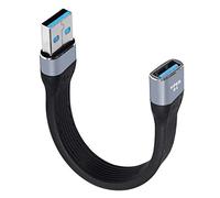 MEIRIYFA 10Gbps USB 3.0 Extension Cable Type A Male to Female Extension Cord SuperSpeed Data Transfer Compatible with USB Keyboard,Flash Drive,Hard Drive - 14cm