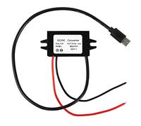 MEIRIYFA 12V to 5V USB C Converter DC 12V to Type C 5V 3A USB Buck Module Step Down DC-DC 8-23V Converter Reduced Voltage Regulator Car Power Adapter