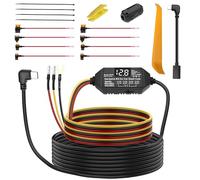 MEIRIYFA Dash Cam Acc Hardwire Kit USB Type C Hard Wire Kit Fuse 12V-24V to DC 5V 3A Dashboard Car Camera Charger Power Cord with Low Voltage Protection for Dashcam GPS Recorder (3.5M)