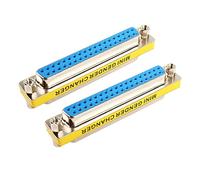 MEIRIYFA DB37 37 Pin Gender Changer D-SUB 37Pin Female to Female Coupler Serial Cable Gender Changer VGA Adapter Connetor - 2PCS