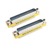 MEIRIYFA DB37 37 Pin Gender Changer D-SUB 37Pin Male to Male Coupler Serial Cable Gender Changer VGA Adapter Connector - 2PCS