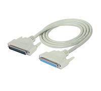 MEIRIYFA DB37 Serial Extension Cable D-SUB 37 Pin Male to Female Printer Parallel Connector Cable Pure Copper Core for Printer, PC, Networks - 1.5M