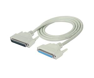 MEIRIYFA DB37 Serial Extension Cable D-SUB 37 Pin Male to Female Printer Parallel Connector Cable Pure Copper Core for Printer, PC, Networks - 1.5M