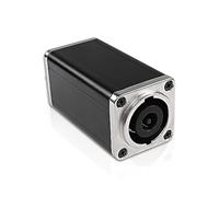 MEIRIYFA NL8MPR Speakon Coupler Connector, 8Pin Speakon Female to Female Adapter Speaker Silver-Plated Plug Jack Straight Connector for NL8FC, NL8FX, NLT8X, NL8FC, NL8FX