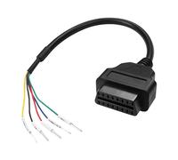 MEIRIYFA OBD OBD2 16 Pin Female Connector K Line CAN Line Jumper Tester Diagnostic Cable Adapter OBDII to 5Pin Jumper Tester Wire Cord DIY for Vehicle Motorcycle Car Truck - 35cm