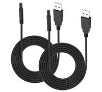 MEIRIYFA USB to 4 Pin Backup Camera Extension Cable USB 2.0 A Male to 4 Pin Female Dash Cam Cable for Rear View Camera Reverse Mirror Car Recorder (2Pcs, 1M)