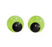 MEISH 2 Pieces Glow in The Dark Googly Eyes Self Adhesive Round Googly Eyes Halloween Luminous Big Eyes for Crafts Gifts Children's Hand DIY (80mm)