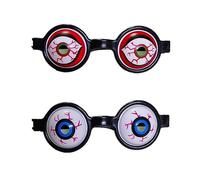 MEISH 2 Pieces Halloween Plastic Eyeball Glasses Horror Eye Glasses Halloween Costume Accessories for Cosplay Party Photo Props