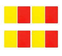 MEISH 4Set Football Referee Card Football Red and Yellow Card Sports Judge Cards Warning Referee Card for Football Soccer