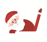 MEISH Christmas Rear Wiper Decal Sticker Funny Waving Wiper Sticker Christmas Decoration for Rear Window SUV Car