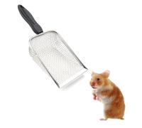 MEISH Hamster Sand Bath Scoop Litter Cleaner Corner Scoop Filtering Mesh Fine Holes Scoop Hamster Residue Excrement Shovels for Cleaning Tool