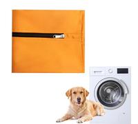 MEISH Pet Laundry Bag Washing Machine Bag Petwear Wash Bag Dog Cat Hair Remover Bag Stops Pet Hair Blocking Bag for Dog Cat (Orange)