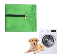 MEISH Pet Laundry Bag Washing Machine Bag Petwear Wash Bag Dog Cat Hair Remover Bag Stops Pet Hair Blocking Bag for Dog Cat (Green)