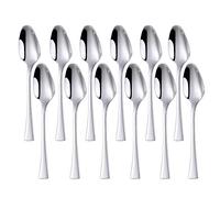 Meisha Stainless Steel Teaspoons, Set of 12, Tea Spoons Use for Home, Kitchen or Restaurant - Silver