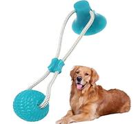 MEISISLEY Pet Chew Ball Interactive Ball for Dogs Pet Game Ball Dog Rubber Balls Pet Play Toy Dog Molar Stick Dog Sucker Floor Dog Ball on Rope Tough green