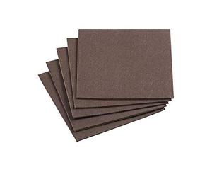Meister 645526 Felt Cut-Outs (Set of 5) - Self-Adhesive - 200 x 200 mm - Brown