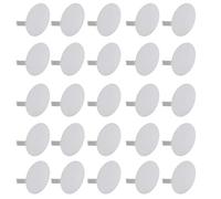 Meister 7460310 Spring Cover White Suitable for Diameter 70 mm Junction Boxes - Pack of 25 - For Flush Closure with the Wall / Can Lid for Device Deposits / Expansion Lid for Hooking / Clamping Lid