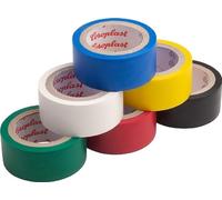 Meister 8632010 Insulating Tape 3.3 m x 19 mm Set of 6 Assorted Colours