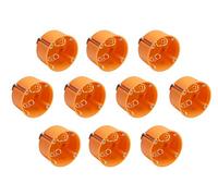 Meister cavity wall socket, deep flush-mount, pack of 10, orange, orange, 7464220